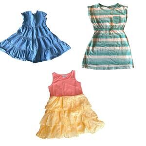 HANNA ANDERSSON | Bundle of 3 Girls Dresses | 5 (110)